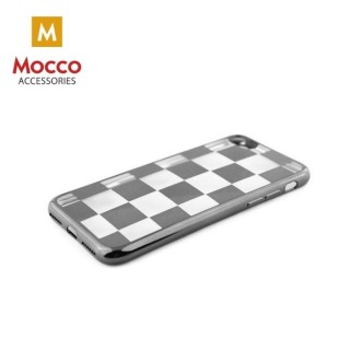Mocco ElectroPlate Chess Aizmugurējais Silikona Apvalks Priekš Samsung J530 Galaxy J5 (2017) Melns