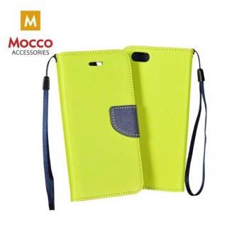 Mocco Fancy Book Case For LG K10 (2017) Green - Blue