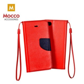 Mocco Fancy Book Case Grāmatveida Maks Telefonam LG K350 K8 Sarkans - Zils