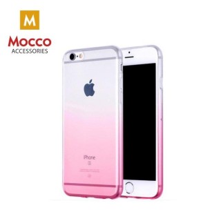 Mocco Gradient Back Case Silicone Case With gradient Color For Samsung G955 Galaxy S8 Plus Transparent - Rose