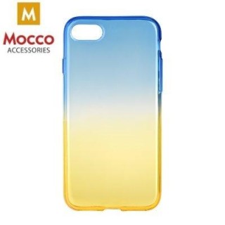Mocco Gradient Back Case Silicone Case With gradient Color For Xiaomi Redmi 4X Blue - Yellow