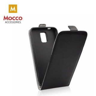 Mocco Kabura Rubber Case Vertical Opens Premium Eco Leather Case Xiaomi Redmi Note 5 Pro / AI Dual Camera Black