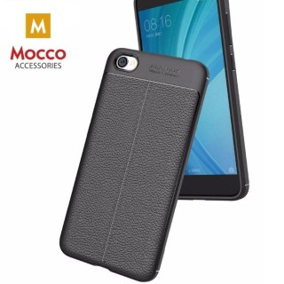 Mocco Litchi Pattern Back Case Silicone Case for Xiaomi Redmi Note 5A Prime Blue