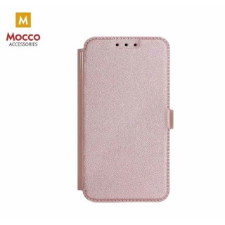 Mocco Shine Book Case Grāmatveida Maks Telefonam Xiaomi Redmi S2 Rozā Zelts