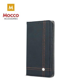 Mocco Smart Focus Book Case Grāmatveida Maks Telefonam LG K8 (2017) X240 / M240N Melns / Sarkans
