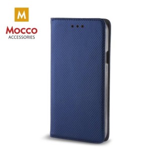 Mocco Smart Magnet Book Case Grāmatveida Maks Telefonam HTC U12 Plus Zils