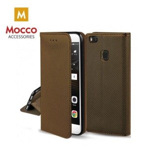 Mocco Smart Magnet Book Case Grāmatveida Maks Telefonam Samsung A920 Galaxy A9 (2018) Tumši Zeltains