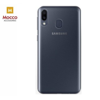 Mocco Ultra Back Case 1 mm Aizmugurējais Silikona Apvalks Priekš Samsung M205 Galaxy M20 Caurspīdīgs
