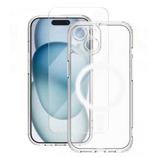 Vmax Set MagSafe Case Защитный Чехол + Tempered Glass Защитное стекло 2,5D для Apple iPhone 14 Pro Max