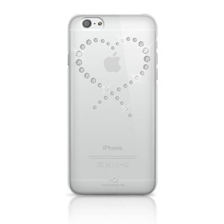 White Diamonds Eternity Crystal Case With Swarovski Crystals for Apple iPhone 6 Plus Transparent With Silver Crystals