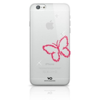 White Diamonds Lipstick Butterfly Пластмассовый чехол С Кристалами Swarovski для Apple iPhone 6 / 6S Прозрачный