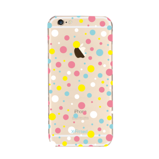 X-Fitted Plastic Case for Apple iPhone  6 / 6S Colorful Dot