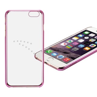 X-Fitted Plastic Case With Swarovski Crystals for Apple iPhone  6 / 6S Pink / Diamond Arrow