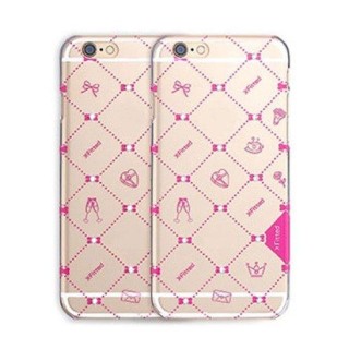X-Fitted Plastic Case With Swarovski Crystals for Apple iPhone  6 / 6S Pink / Relationship