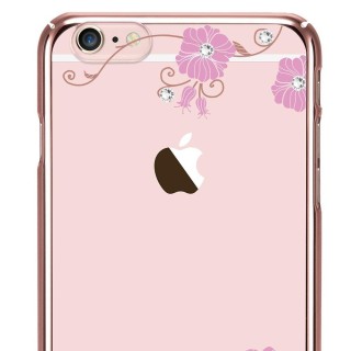 X-Fitted Plastic Case With Swarovski Crystals for Apple iPhone  6 / 6S Rose gold / Graceland