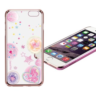 X-Fitted Plastic Case With Swarovski Crystals for Apple iPhone  6 / 6S Rose gold / Pink Dream