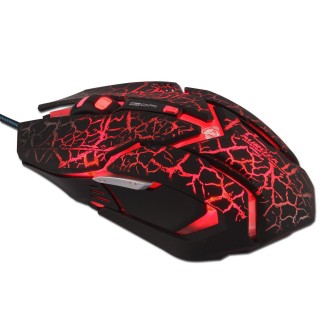 E-Blue Aurora Gaming Mouse with Additional Buttons / LED RGB / 4000 DPI / Avago Chipset / USB