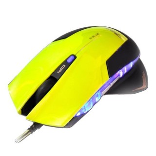 E-Blue EMS124GR Gaming Mouse with Additional Buttons / LED RGB / 2400 DPI / Avago Chipset / USB Green
