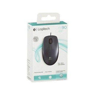 Logitech M90 Standart PC mouse 1000 DPI / USB Black