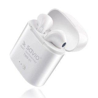 SAVIO TWS-01 Airpods Bluetooth Stereo Austiņas ar Mikrofonu