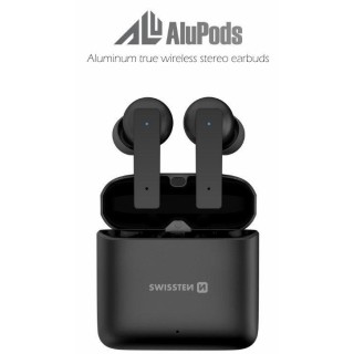 Swissten ALUPODS PRO TWS Bluetooth Stereo Earbuds with Microphone