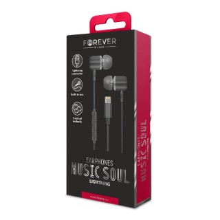 Forever Music Soul Lightning Headset with microphone and Remote control 1.2m