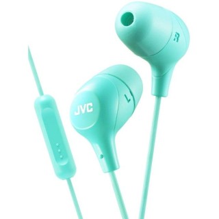 JVC HA-FX38M-G-E Marshmallow Headphones with remote & microphone Green