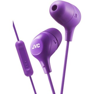 JVC HA-FX38M-P-E Marshmallow Headphones with remote & microphone Violet