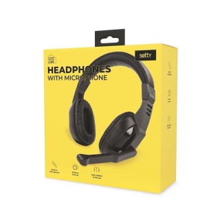 Setty Wired Headphones with Microphone