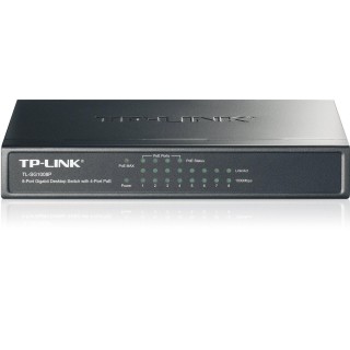 TP-Link TL-SG1008P Tīkla komutators 8port 1000Mb/s / 4x PoE / 53W