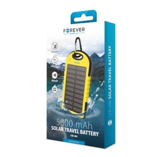 Forever STB-200 Solar Power Bank 5000 mAh Universal Charger for devices 5V + Micro USB Cable