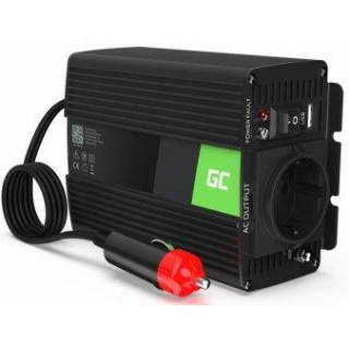 Green Cell Car Power Inverter Pure Sine Wave Strāvas pārveidotājs 12V to 230V 150W / 300W