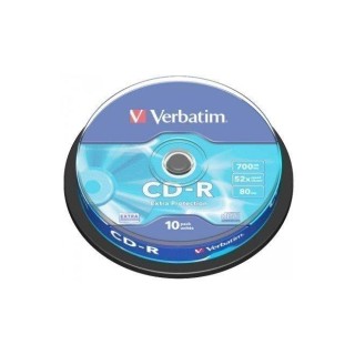 Verbatim Матрицы CD-R 700MB 1x-52x Дополнительная защита / 10 Pack Spindle