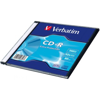Verbatim Матрицы CD-R 700MB 1x-52x Дополнительная защита / Single Wrap Slim