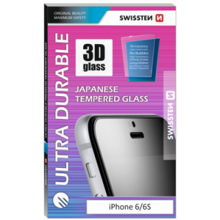 Swissten Ultra Durable 3D Japanese Tempered Glass Premium 9H Aizsargstikls Apple iPhone XS Max Caurspīdīgs