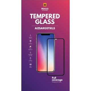 Mocco Full Face / Full Glue Tempered Glass Full Coveraged with Frame Samsung Galaxy A30S / A50 / A30 Black