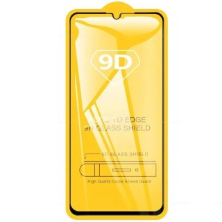 RoGer Full Face 9D Tempered Glass Aizsargstikls Pilnam Ekrānam Apple iPhone 12 Pro Max Melns