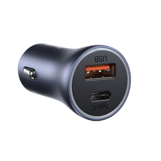 Baseus Pro Golden Contactor Авто Зарядка USB / USB-C / QC4.0 / PD / SCP / 40W