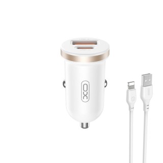 XO CC56 PD Car charger 30W + Lightning cable