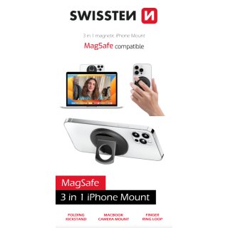 Swissten 3in1 MagStick iPhone Mount Turētājs