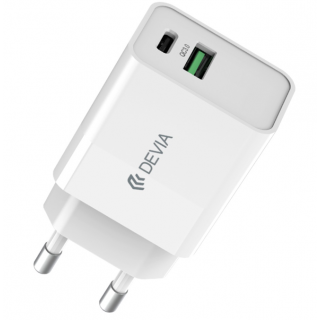 Devia Smart PD 25W Wall Charger + USB-C - USB-C Cable 1.2m
