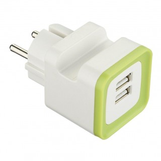 Electraline 57072 Wall Charger 2xUSB / 2.4A