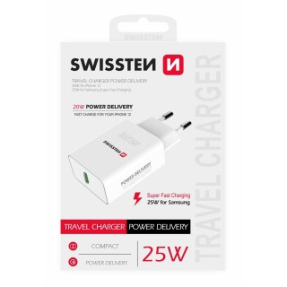 Swissten 25W Travel Charger USB-C PD 3.0