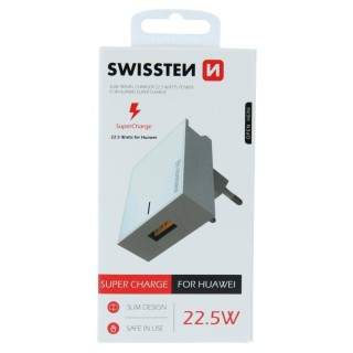 Swissten Premium 22.5W Huawei Super Fast Charge Travel charger 5V / 4.5A (FCP)