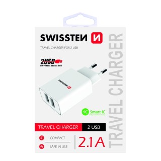 Swissten Premium Tīkla Lādētājs USB 2.1А / 10.5W