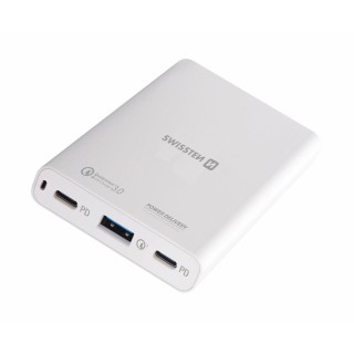 Swissten Travel Charger Notebooks and MacBook / 60W / PD3.0 / QC3.0 / PPS