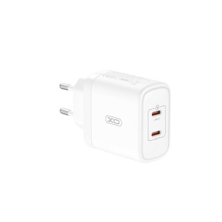 XO CE08 PD Wall charger 50W 2x USB-C + USB-C cable