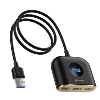 Baseus Square Round USB Adapter 1x USB 3.0 / 3x USB 2.0. / 1m
