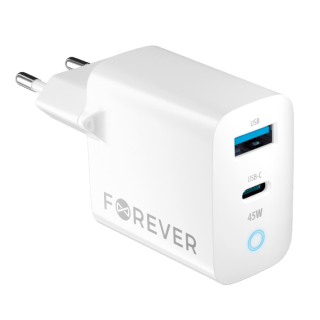 Forever TC-06 GaN Charger PD / QC / 1x USB-C / 1x USB / 45W
