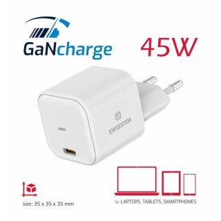 Swissten GaN Travel Charger USB-C 45W